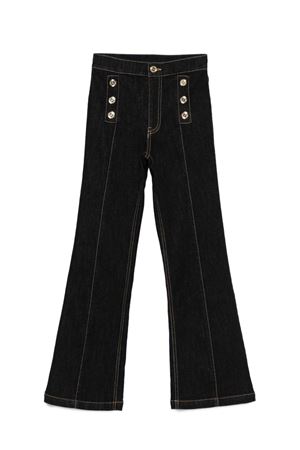 denim cotton jeans ELISABETTA FRANCHI KIDS | EFPA2910DS0044000